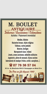 Boulet Antiquaire Père et Fils Montélimar, Professionnel indépendant